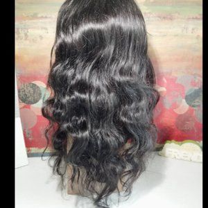 Loose Deep Wave Lace Front Wig 22" Black